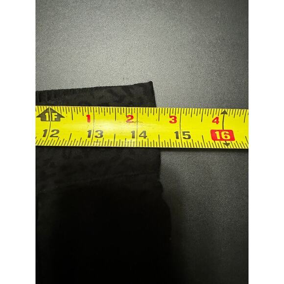 Good American 80s Leopard Jacquard Pants Wide Leg Flowy High Waist Size Medium - Picture 9 of 10